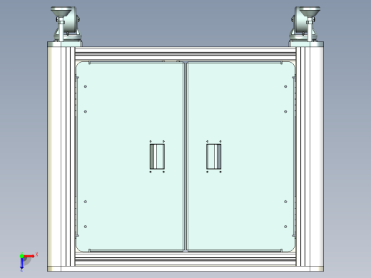 参数化欧标下框架俯视缩略图