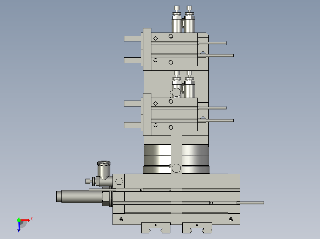 下料旋转组件2俯视图