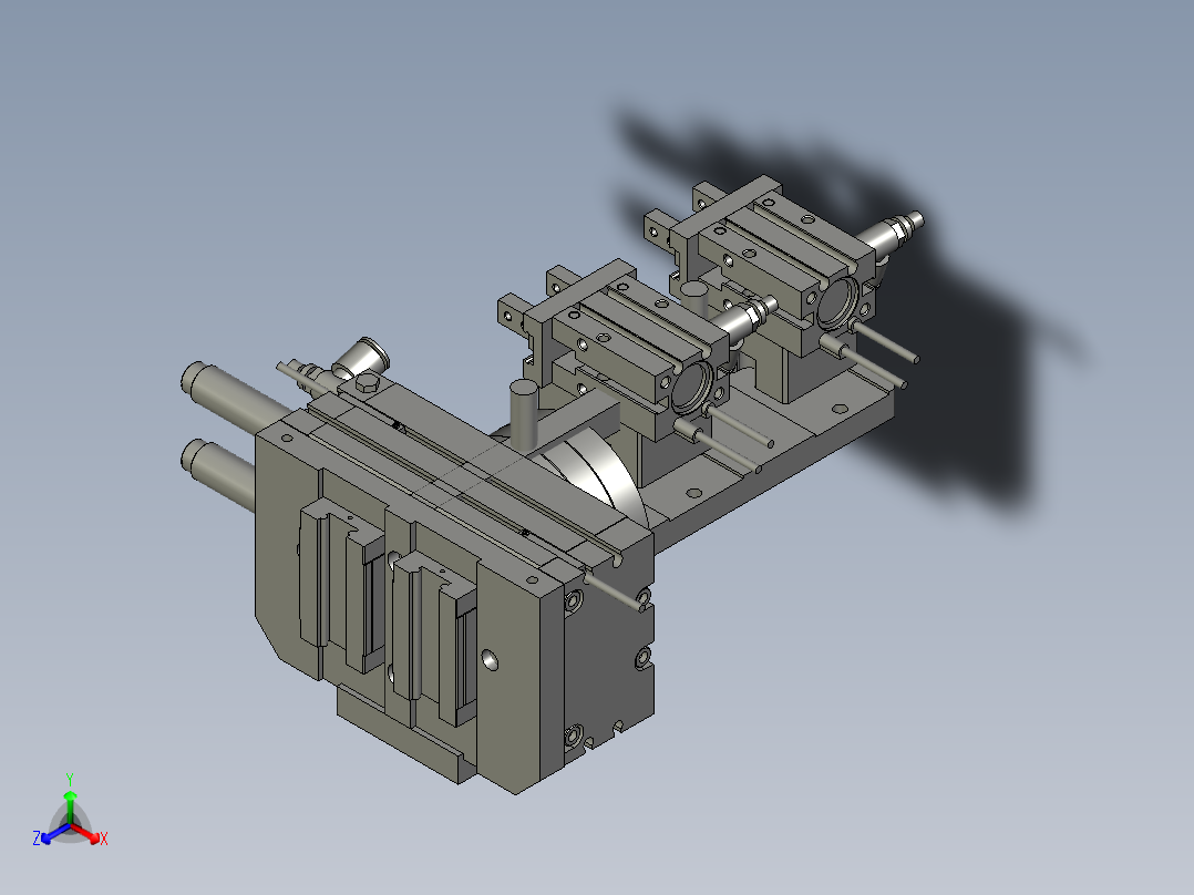 下料旋转组件2正等轴测图