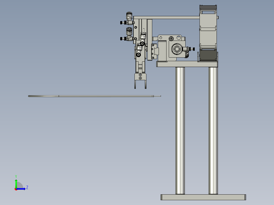 2线材卸料模组左视图