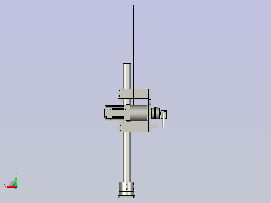 快速机构后视图