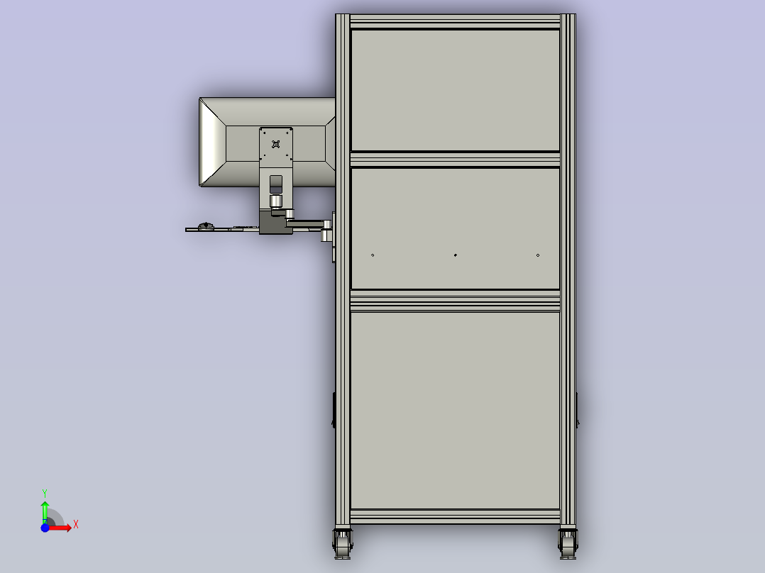 螺母高精度拧紧检测装置前视图