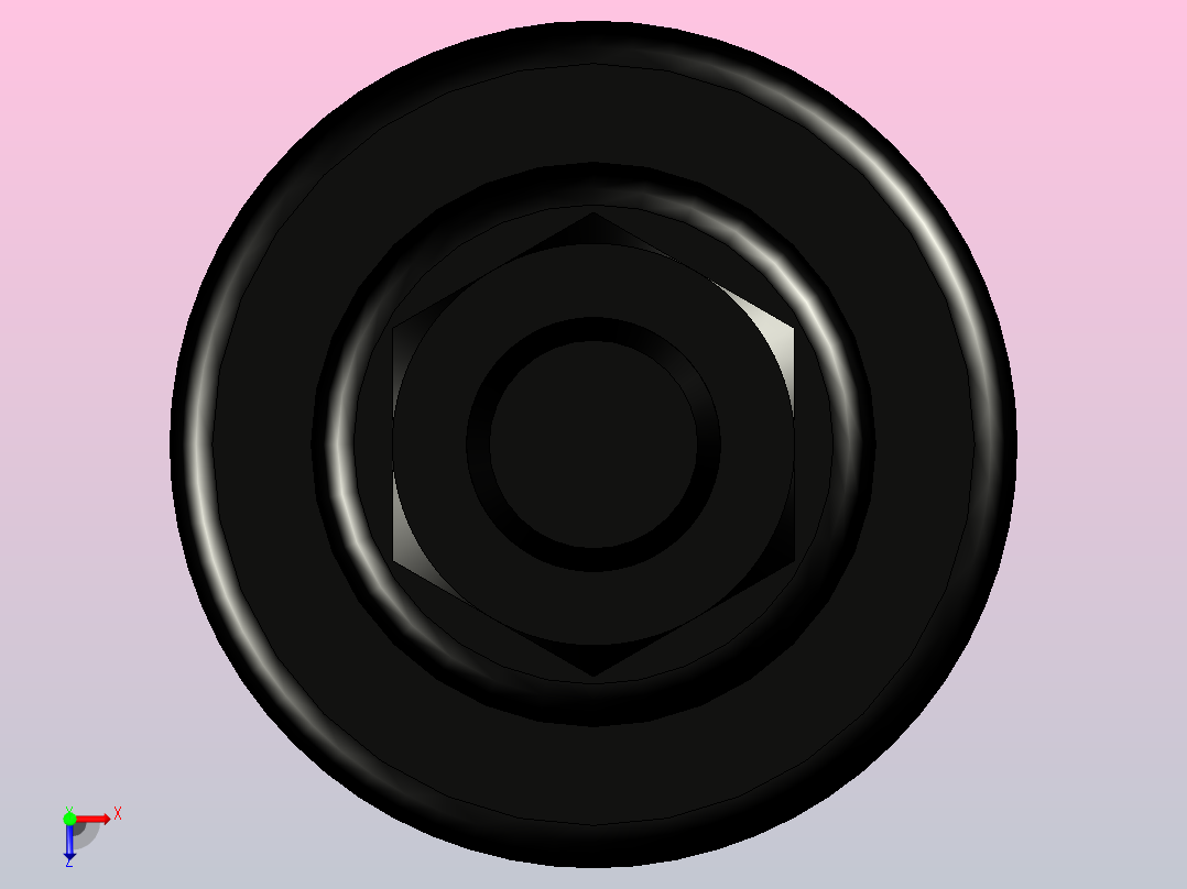 脚杯WAK03-D40-M12-L150俯视图