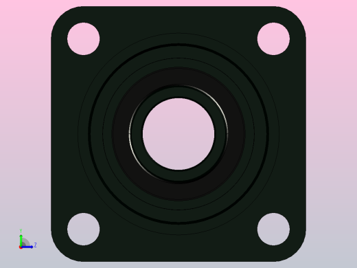 JB╱T 5303-2002[带凸台方形座顶丝外球面球轴承[UCFS型]UCFS310]左视缩略图