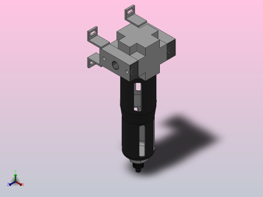 MAFF系列过滤器[MAFF1000-01-标准]正等轴测缩略图