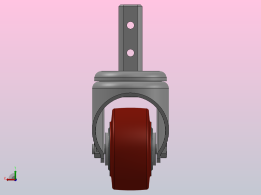 脚轮Colson-3_00314_909 2 1_2 LG X 7_8 SQUARE (MTG31)后视缩略图