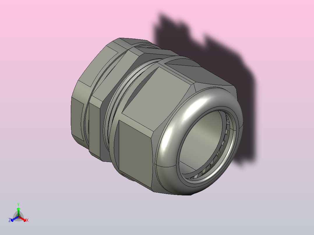 电缆线固定头ZIL03-M40-B主视图
