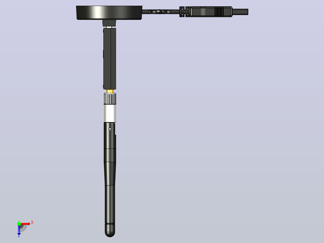 ghz zigbee无线网络协调器俯视图