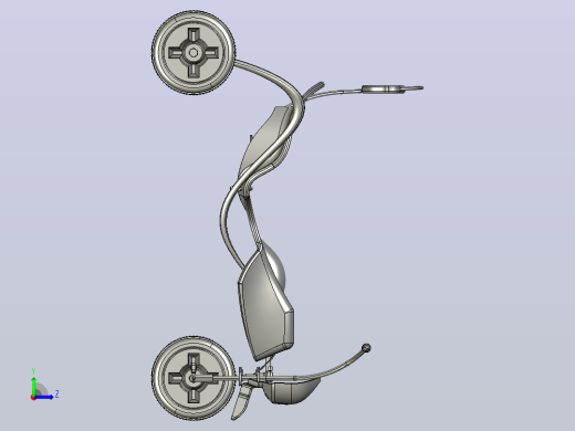 CATIA V5中的玩具三轮车设计左视缩略图