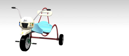 CATIA V5中的玩具三轮车设计缩略图