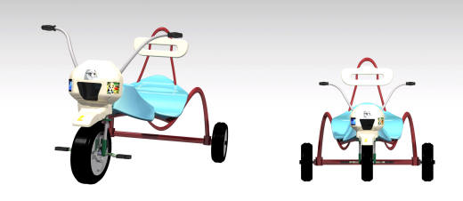 CATIA V5中的玩具三轮车设计缩略图