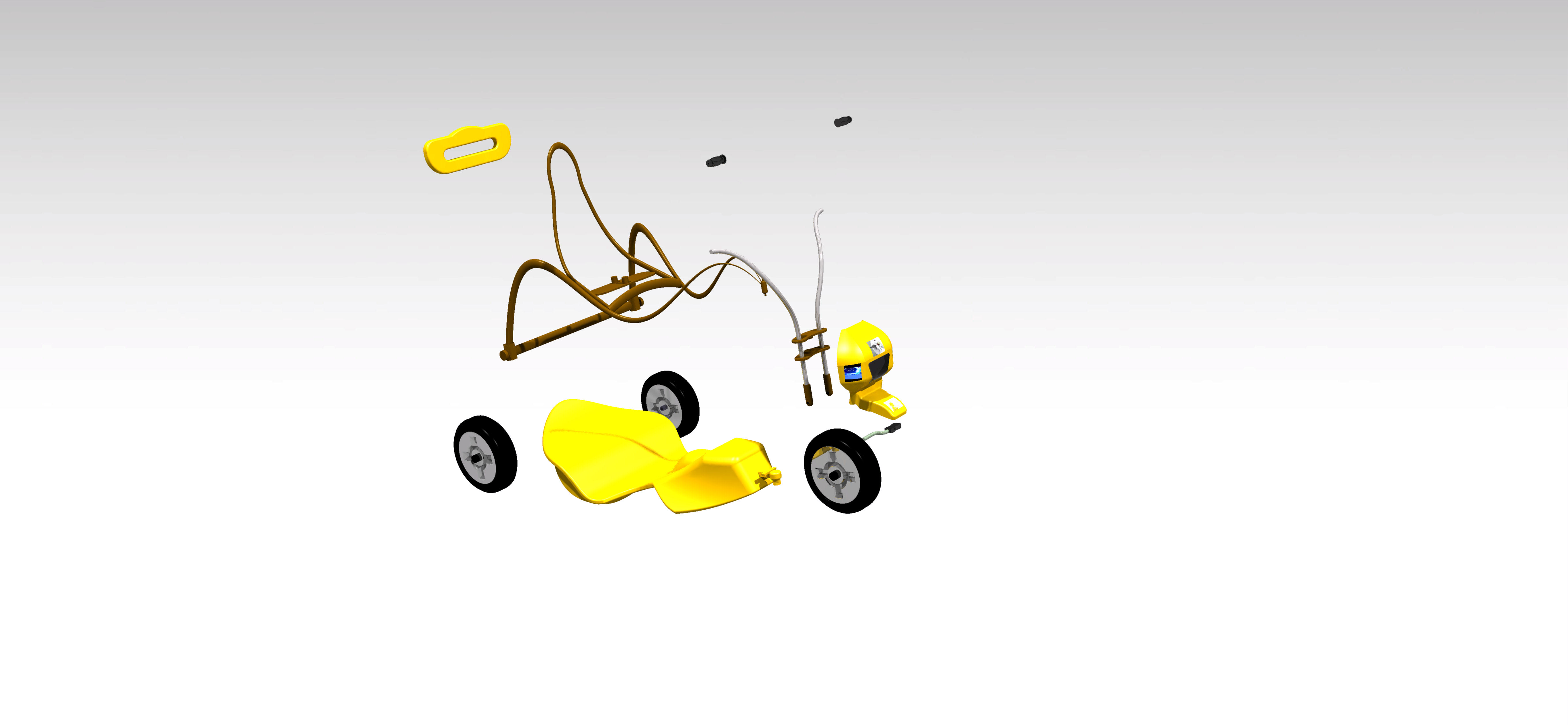 CATIA V5中的玩具三轮车设计