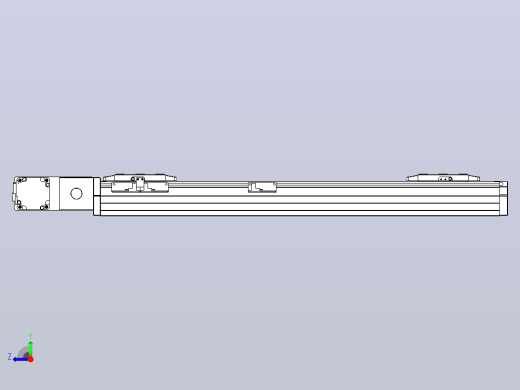 皮带直线轴双滑块型TPA-GCBS-80-P60-L200-QL-M20-N3右视缩略图