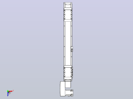 皮带直线轴双滑块型TPA-GCBS-80-P60-L200-QL-M20-N3俯视缩略图