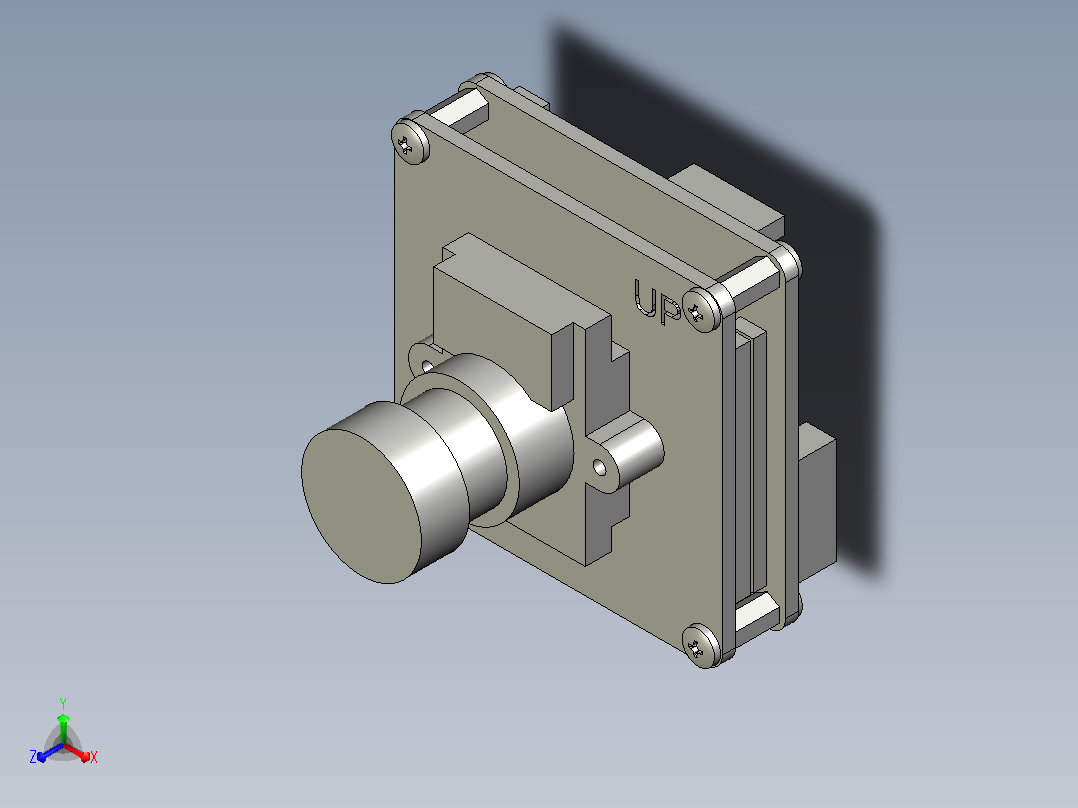 网络摄像机 IMX415 2.2正等轴测图