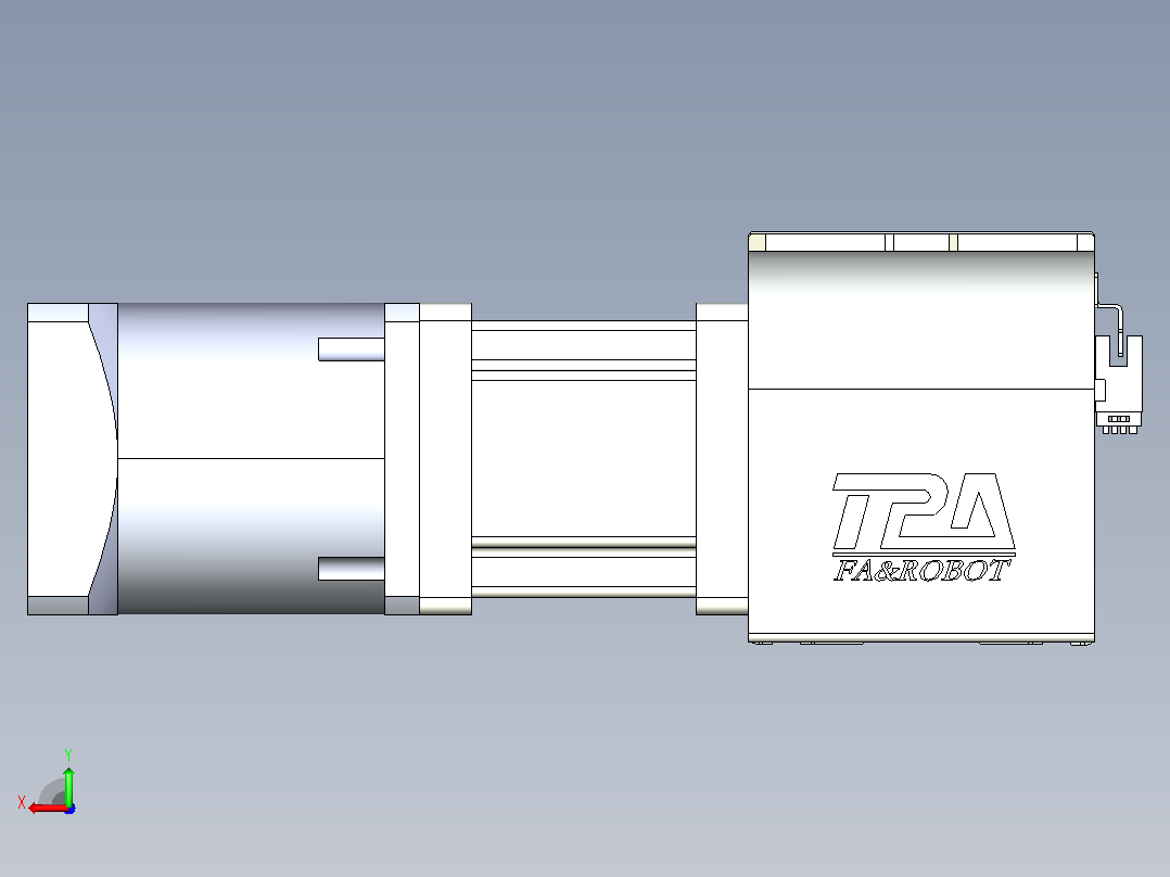 带式直线轴半闭式TPA-ONB-100-232-L1350-DL-J90-N3后视图