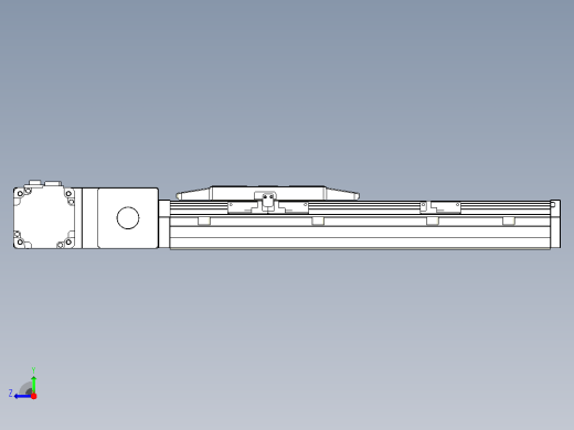 机器人皮带驱动直线轴TPA-GCB-150-P80-L200-QL-M75-N3右视缩略图