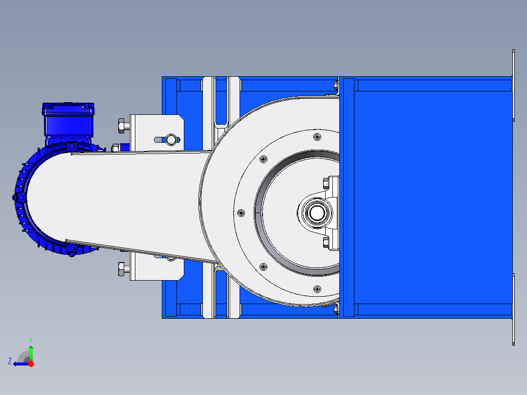 干燥鼓风机sw16可编辑右视图