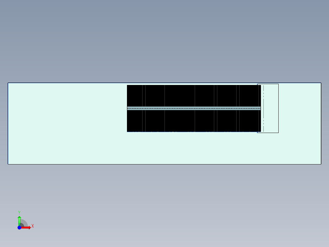 农场大棚仓库模型3D图纸 UG格式前视图