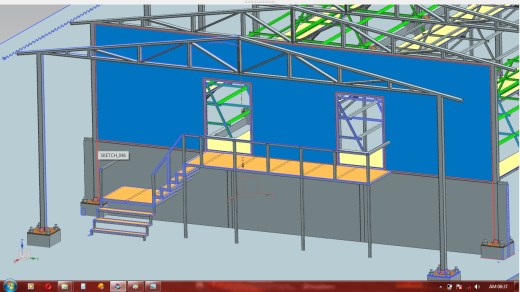 农场大棚仓库模型3D图纸 UG格式缩略图