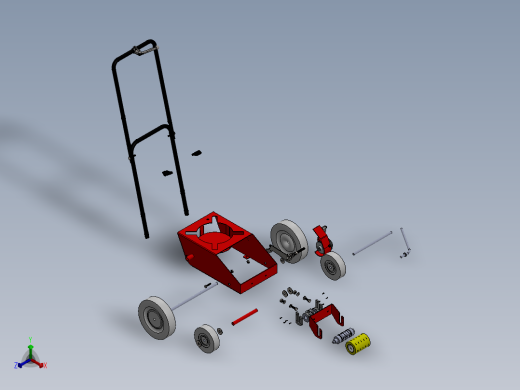 公路喷漆机构结构