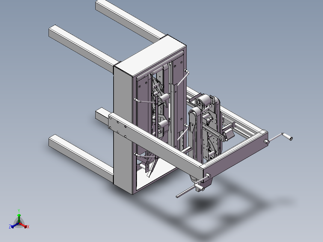 胶带式封箱机 3D图纸 stp格式 机械设备3D模型资料文件素材