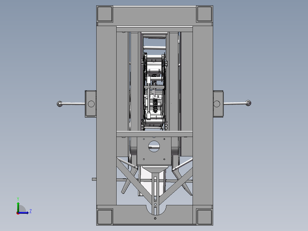 胶带式封箱机 3D图纸 stp格式 机械设备3D模型资料文件素材左视图