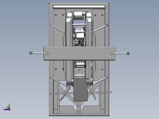 胶带式封箱机 3D图纸 stp格式 机械设备3D模型资料文件素材右视缩略图