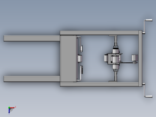 胶带式封箱机 3D图纸 stp格式 机械设备3D模型资料文件素材俯视缩略图