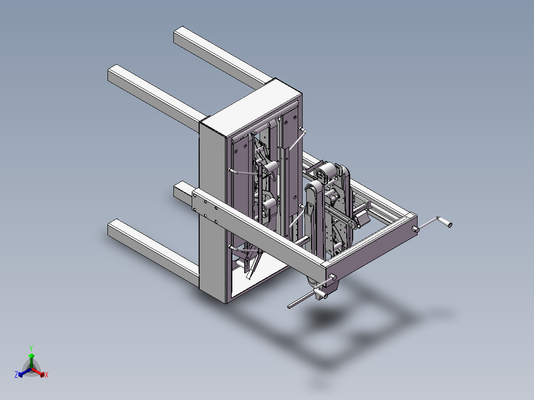 胶带式封箱机 3D图纸 stp格式 机械设备3D模型资料文件素材正等轴测图