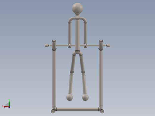 滚动杂技小人玩具模型3D图纸 Solidworks2018 附多种格式后视缩略图