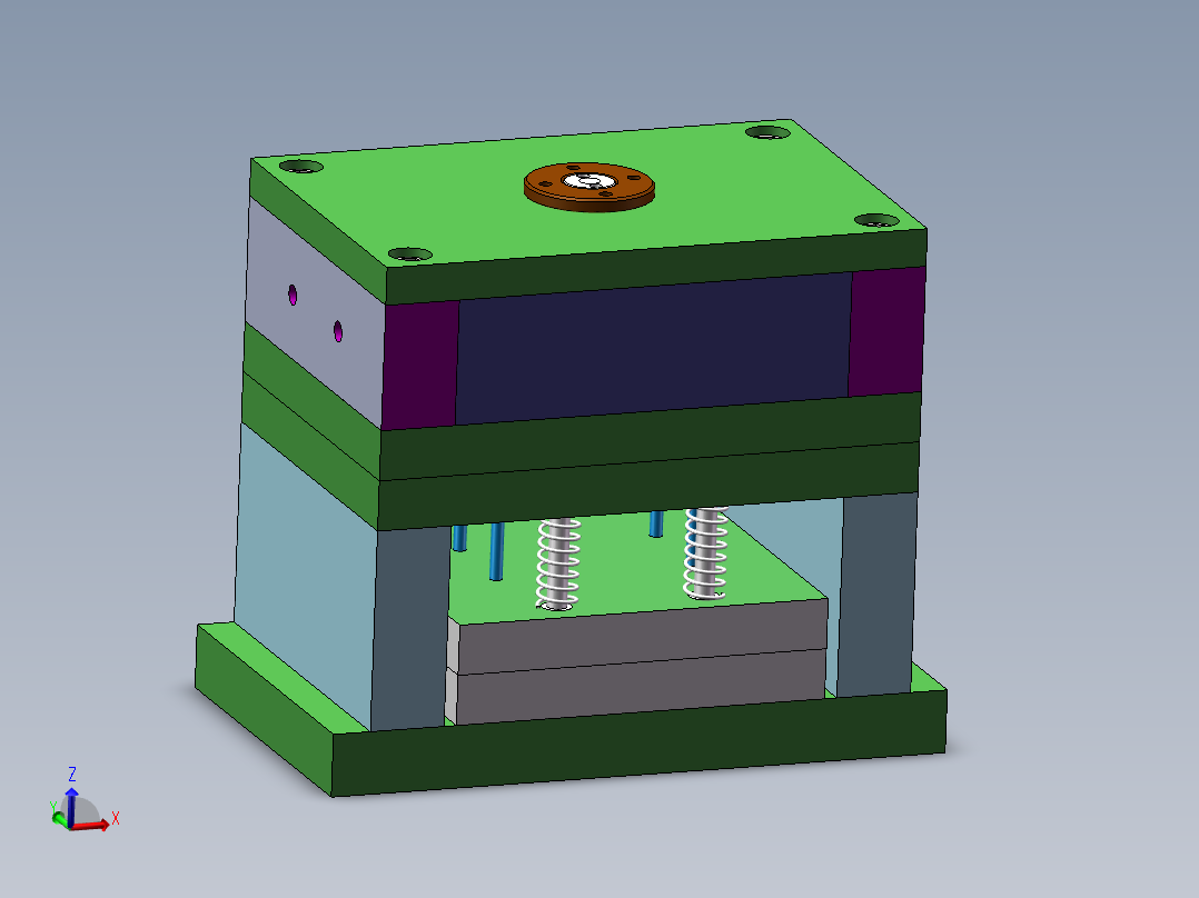 Q033-一种塑料端盖注塑模具设计【三维SolidWorks】