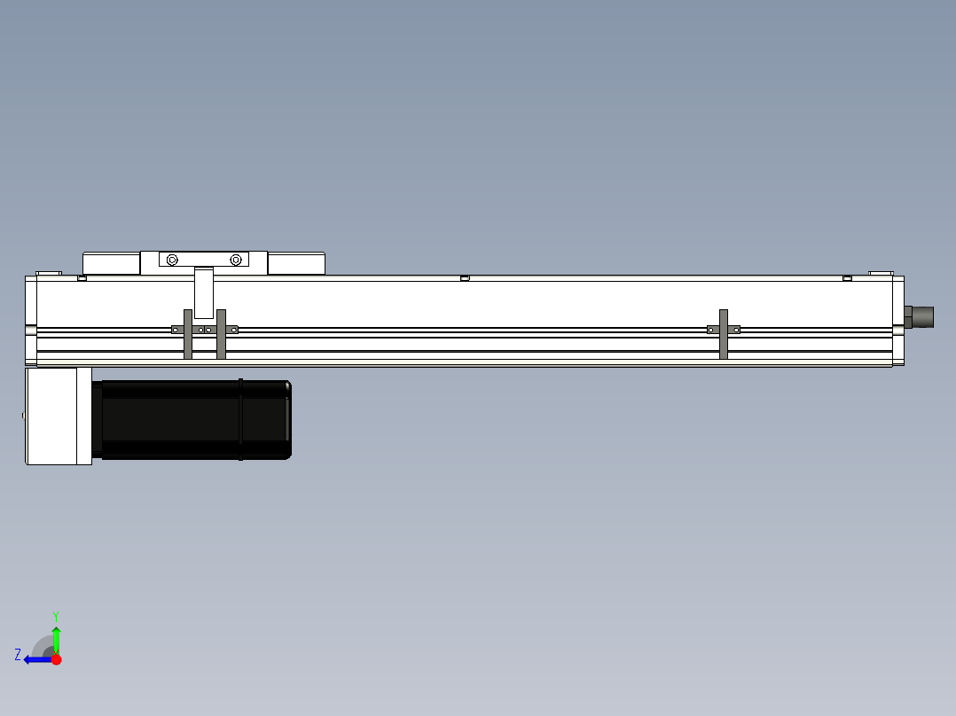 Toyo东佑达直线模组-ECH14-400-BM-400W+煞車右视图