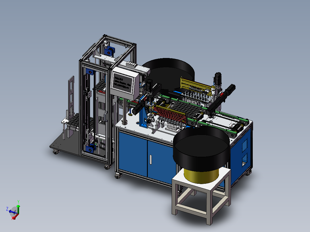 B10_铝板料盘排片自动组装机（提升机构+移栽机构+等距喂料机构）