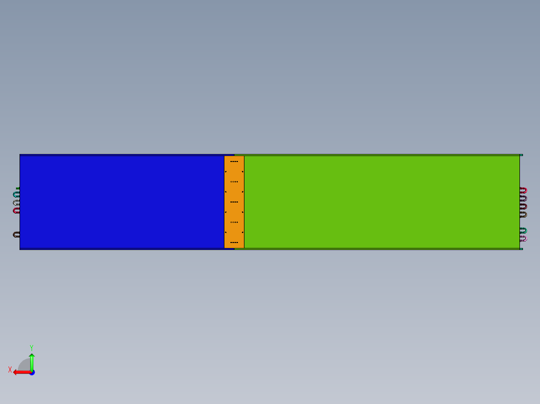 镀锌钢不锈钢蒸发式冷凝器盘管后视图