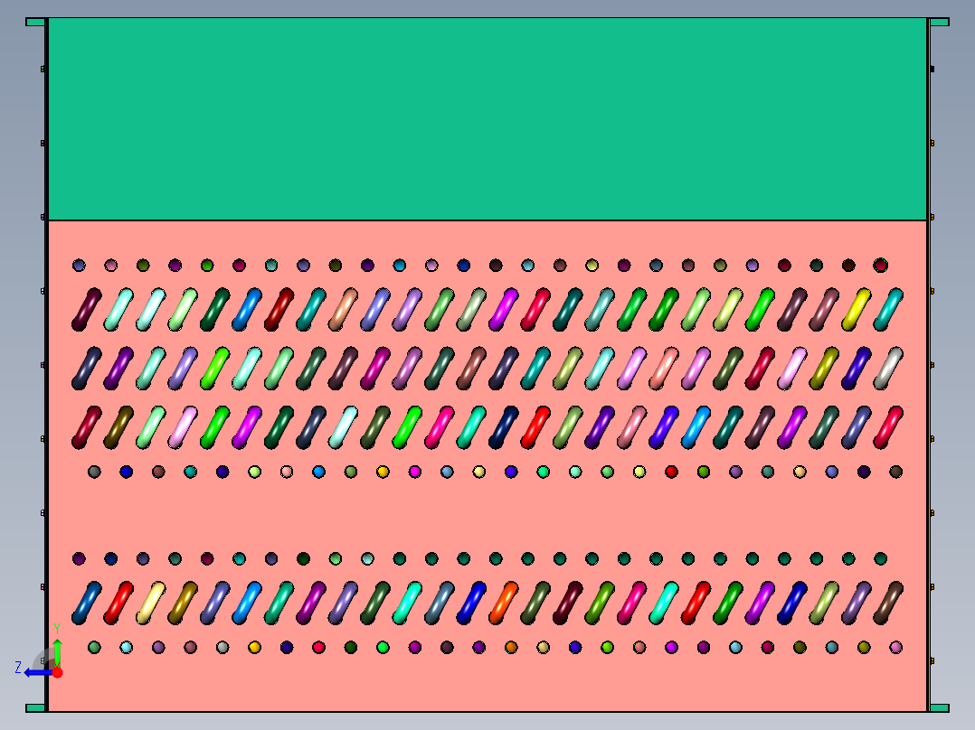 镀锌钢不锈钢蒸发式冷凝器盘管右视图