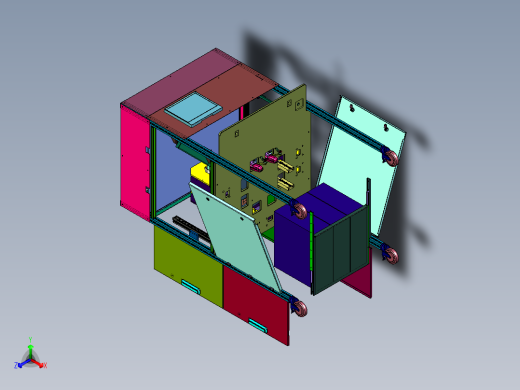 基于定位结构的集成电路板旋转测试装置