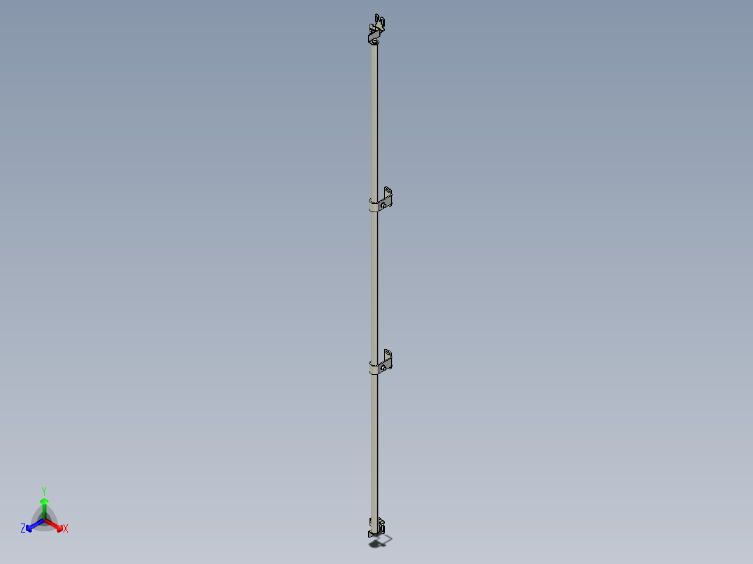 基恩士SL-JB143_back-mount_kc图纸模型主视图