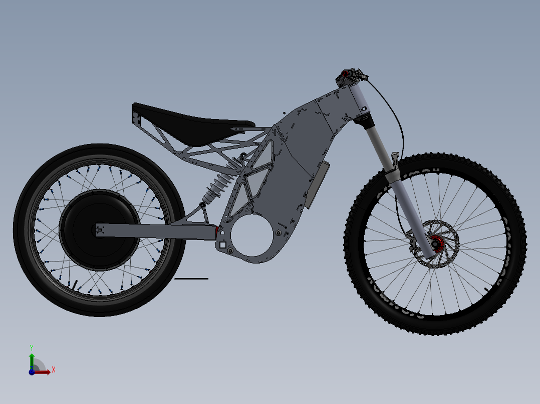 电动越野车384--stp前视图