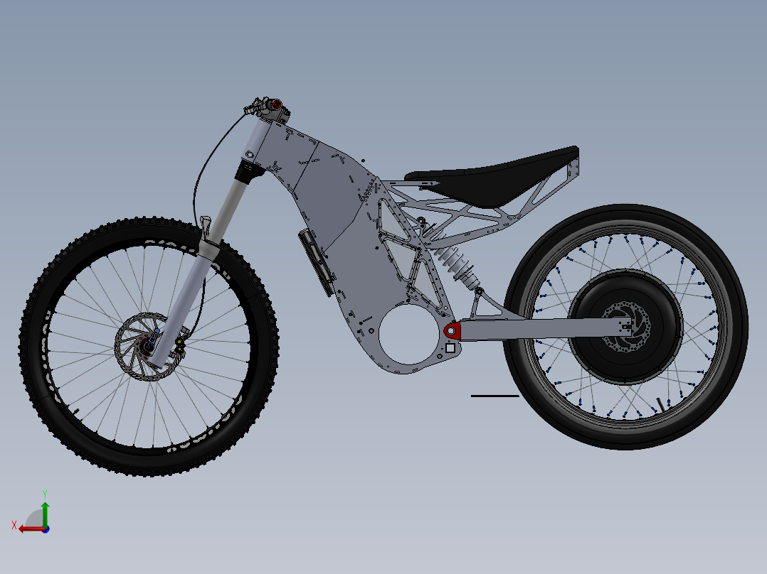 电动越野车384--stp后视图
