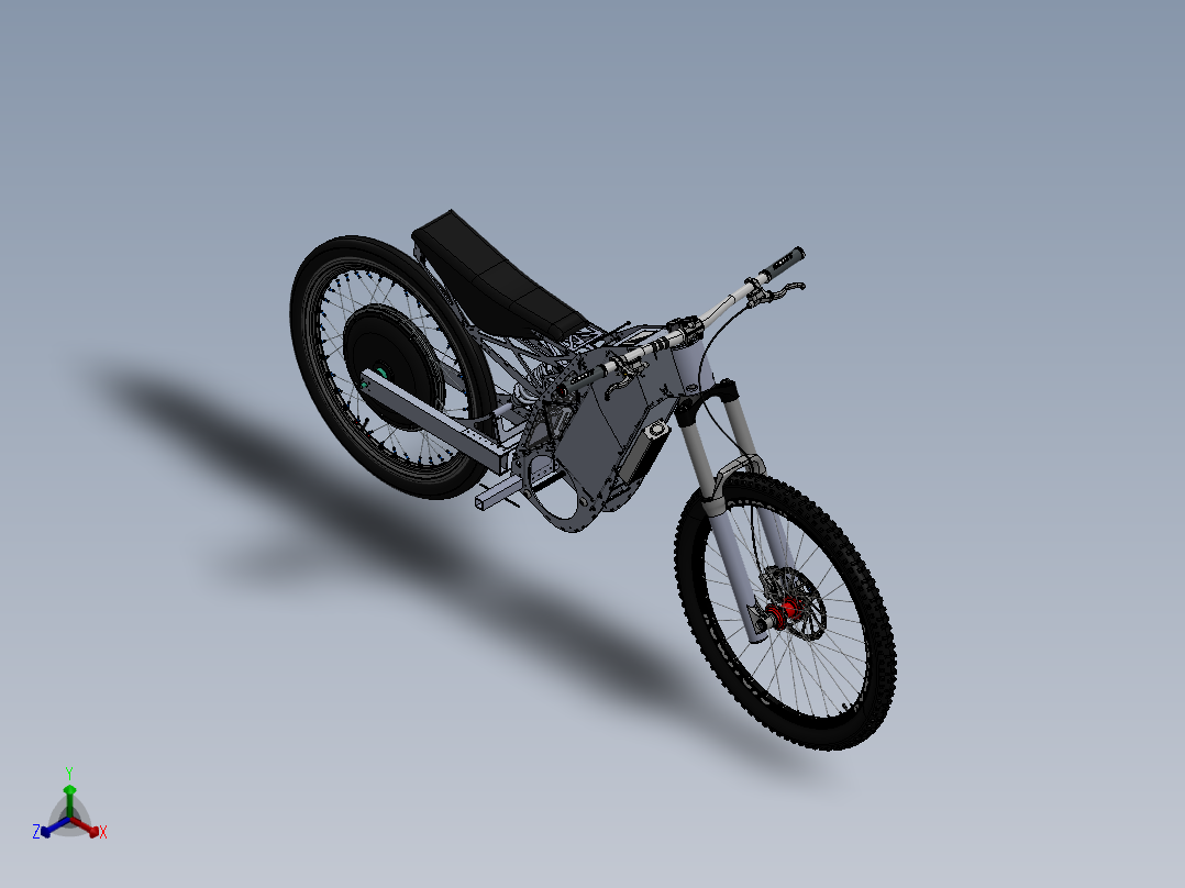 电动越野车384--stp正等轴测图