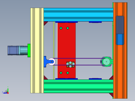 摇臂手臂式3d打印机右视缩略图