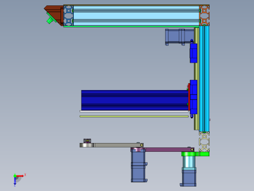 摇臂手臂式3d打印机俯视缩略图