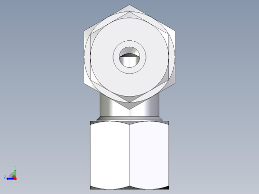 卡套式工业通用硬管接头EO_Bulkhead_elbow_WSV08ZSCF右视缩略图