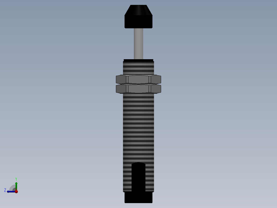 液压缓冲器ACA2020-1右视图