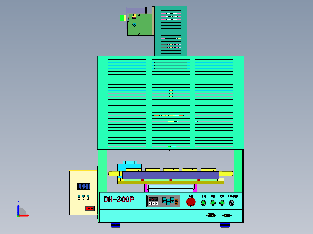 点锡设备前视图