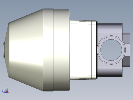 1DKMDVCP NC 气动隔膜阀，常闭，与男性的两端，公制系列PVC-U右视缩略图