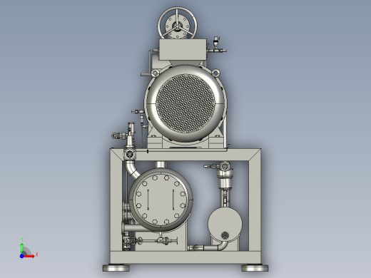 压缩电机--stp前视缩略图
