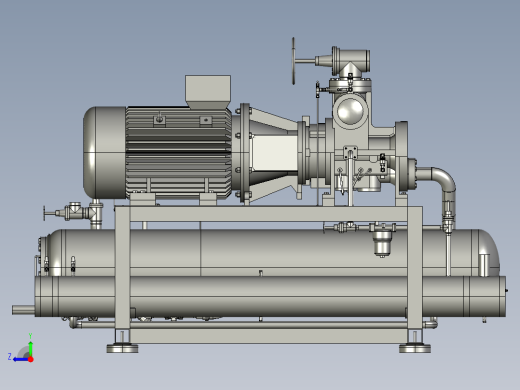压缩电机--stp右视缩略图