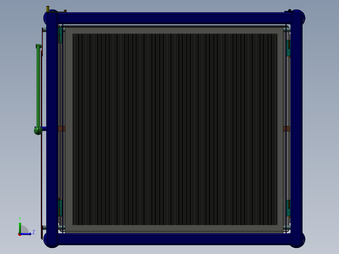 连杆步进升降机构左视图